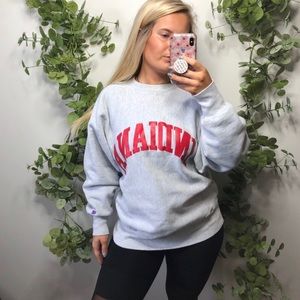Champion reverse weave Indiana sweatshirt L